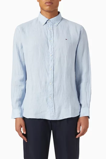 Regular-fit Shirt in Linen