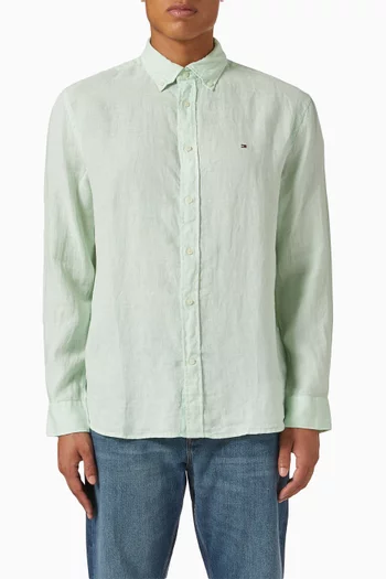 Regular-fit Shirt in Linen