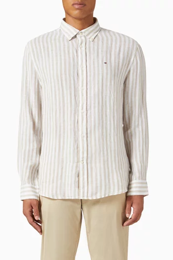 Essential Stripe Shirt in Linen