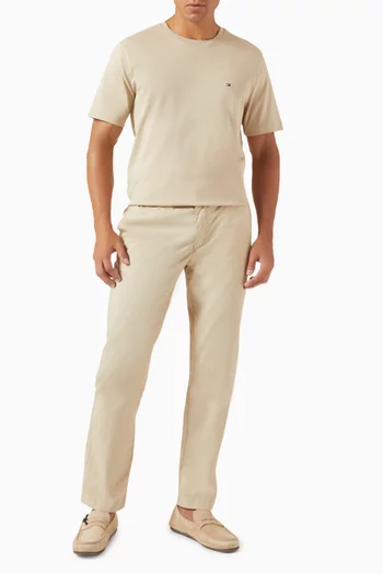 Interlock Knit T-shirt in Cotton