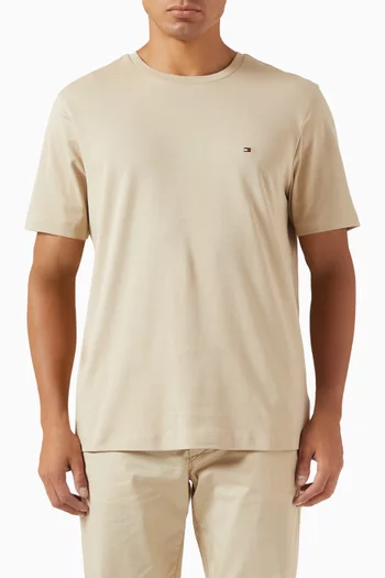 Interlock Knit T-shirt in Cotton