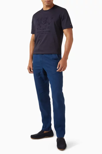 Embossed Icon Graphic T-shirt in Cotton-jersey