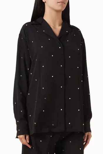 Crystal Oversized Shirt in Viscose