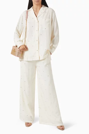 Crystal Oversized Shirt in Viscose