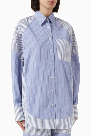 Striped Oversized Boyfriend Shirt
