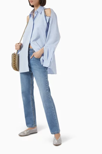 Falabella Chain Oxford Shirt in Cotton