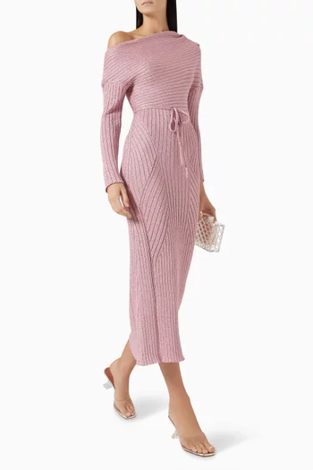 Tilly Maxi Dress in Rib Knit