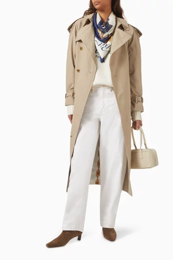 x Ritz Paris Classic Trench Coat in Cotton Blend