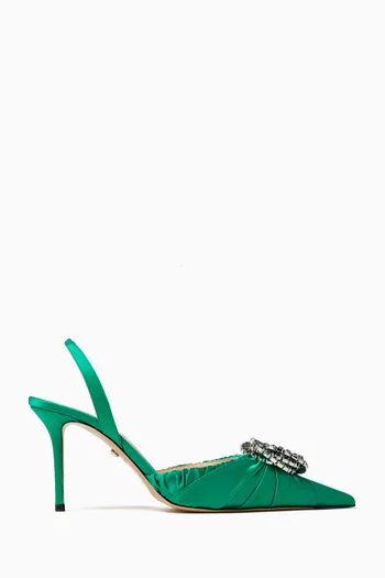 Galaxy 85 Slingback Pumps in Satin
