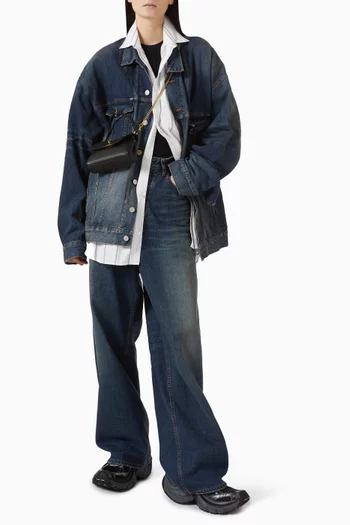 Wide-leg Jeans in Denim