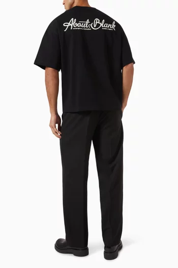 Banner T-shirt in Cotton