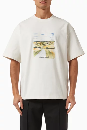 Landscape T-shirt in Cotton