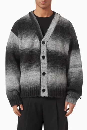 Ombré Brushed Cardigan in Knit