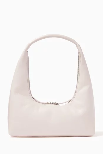 Small Hobo Shoulder Bag in Patent Leather