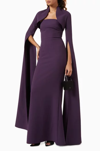 Amari Dress & Soshin Bolero Set in Crepe