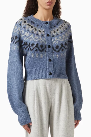 Robin Fair Isle Cardigan in Knit