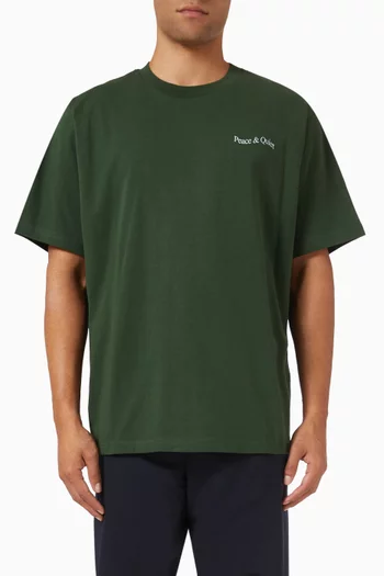 Wordmark T-shirt in Jersey