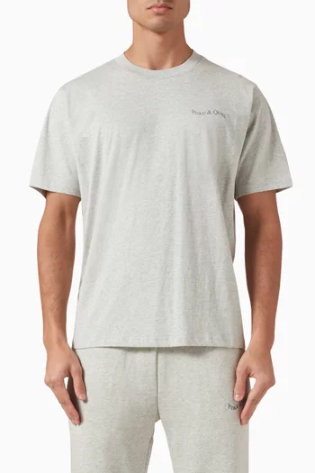 Wordmark T-shirt in Jersey