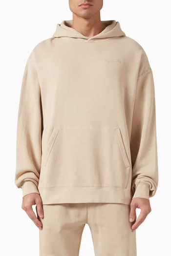 Wordmark Pigment-dyed Hoodie in Cotton Fleece