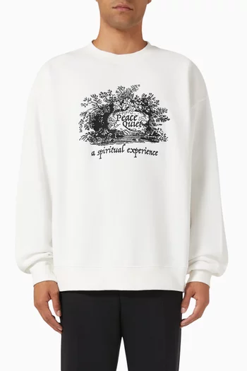 Spiritual Experience Sweatshirt in Cotton