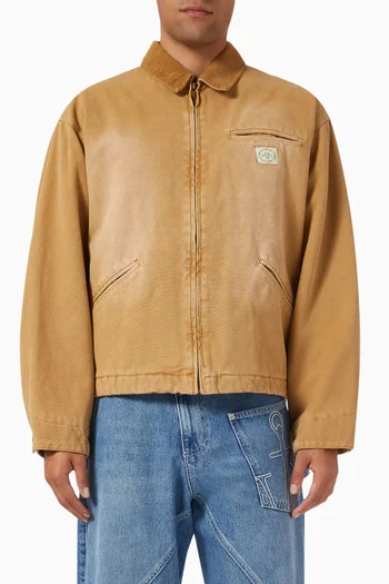 Wordmark Work Jacket in Cotton Canvas