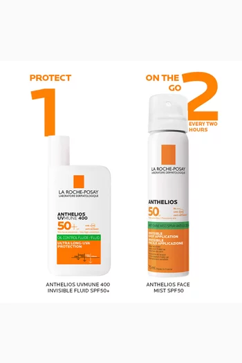 Anthelios Oil Control Fluid SPF50+ for Oily Blemish-Prone Skin, 50ml