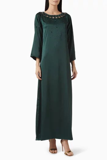 Embellished Cut-out Kaftan