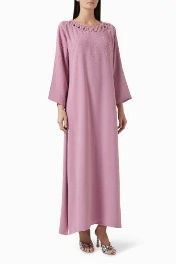 Embellished Cut-out Kaftan