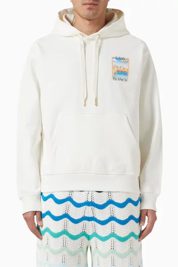 Surreal Pool Hoodie in Cotton