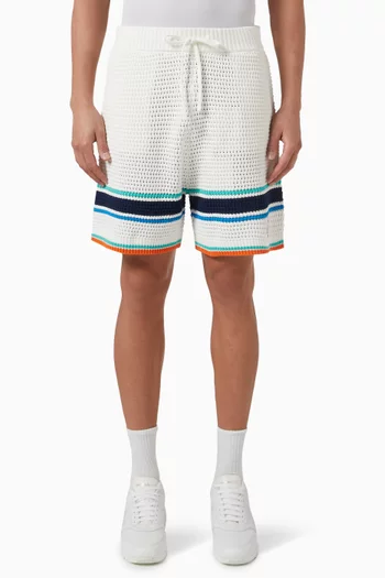 Tennis Shorts in Crochet