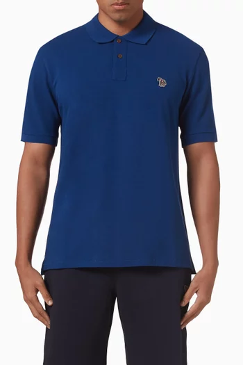 Zebra Polo Shirt in Organic Cotton Piqué