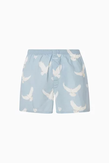 Cotton Poplin 3" Boxer Briefs