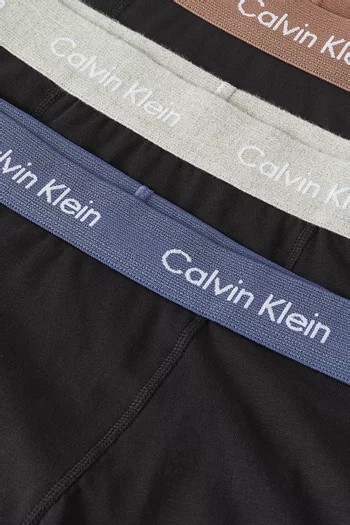 Boxer Briefs in Stretch Cotton, Set of 3