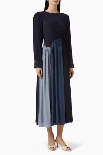 Iris Dress in Silk-crepe
