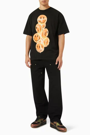 Smiley Celebration T-shirt in Cotton