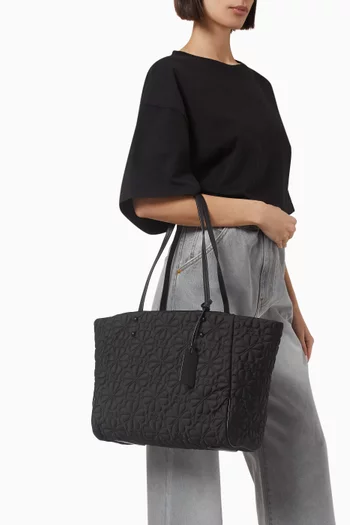 حقيبة يد تيلي متوسطة قماش مبطن