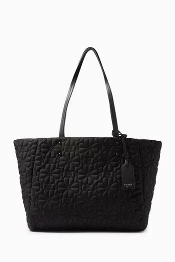 حقيبة يد تيلي متوسطة قماش مبطن