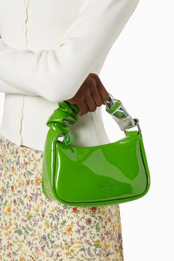 Mini Squeeze Bag in Patent Leather