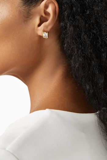 Molten Glass Stud Earrings
