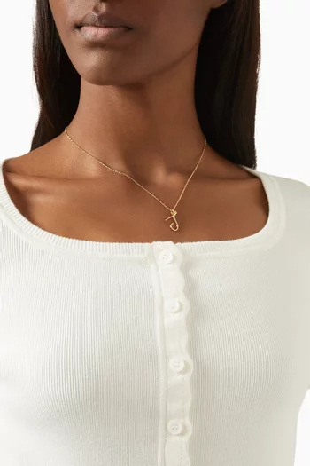 J Pendant Necklace