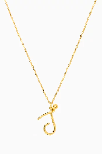 J Pendant Necklace