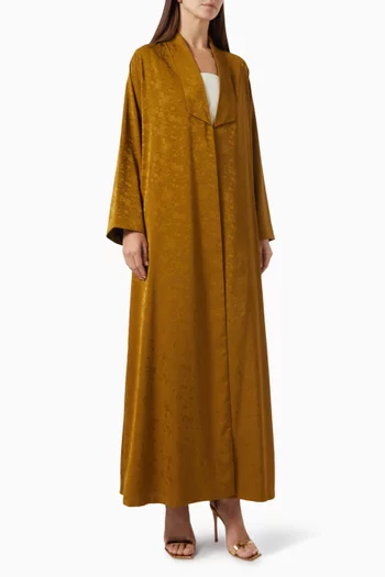 عباية زينة بنقشة زهور بارزة