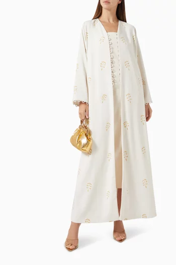 عباية بنقوشات فنية جورجيت