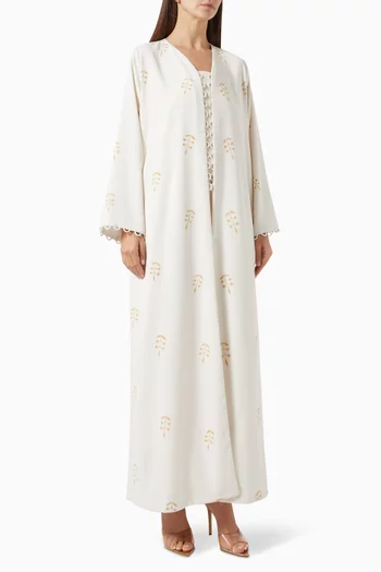 عباية بنقوشات فنية جورجيت