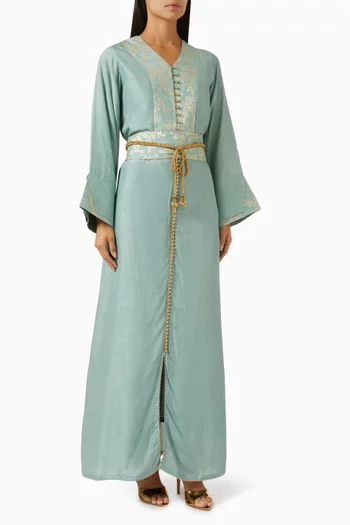 Margina Belted Jalabiya