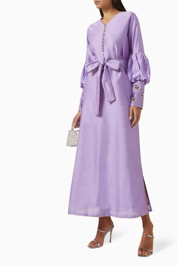 Lucia Belted Maxi Dress