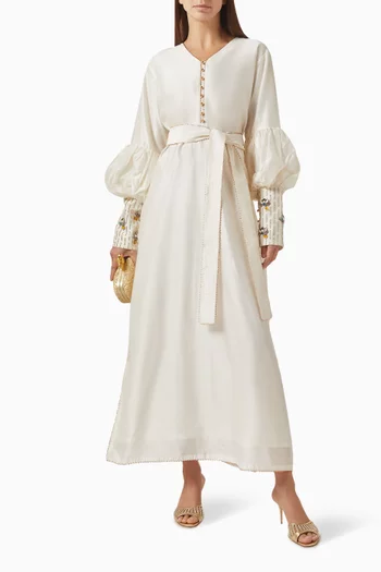 Lucia Belted Maxi Dress