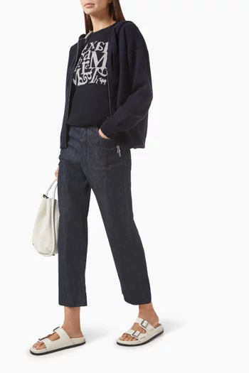 Centro Cardigan in Wool-cashmere