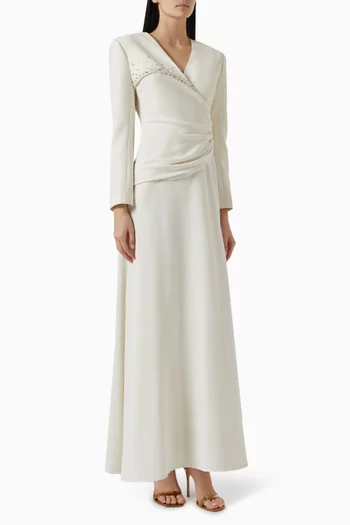 Aveline Embellished Midi Dress