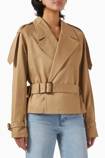 The Swing Trench Jacket in Cotton